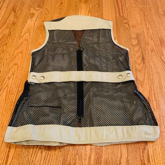 Vintage Bob Allen Canvas Shooting Hunting Fishing Vest Adult Medium - Picture 9 of 16